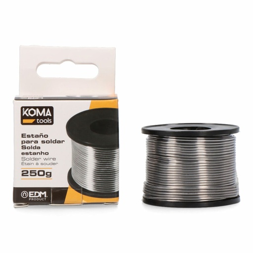 [S7914774] Tin wire for soldering Koma Tools Bobbin 1 mm 250 g