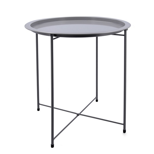 [S2710998] Side table Vinthera Moa Steel 47 x 50 cm Grey Metal
