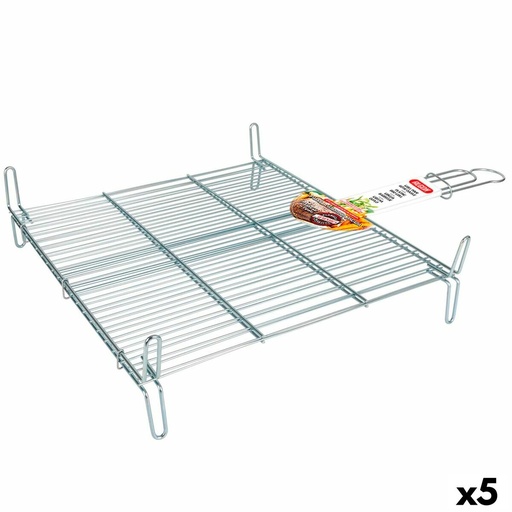 [S2227793] Grill Algon   Double Galvanised 45 x 50 cm (5 Units)