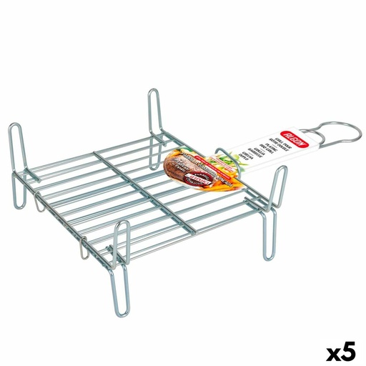 [S2227784] Grill Algon   Double Galvanised 25 x 25 cm (5 Units)