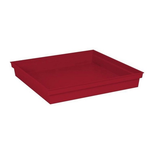 [S7148656] Flower Pot Dish EDA Tuscan Red 40 cm 40 x 40 x 5,9 cm