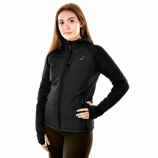 [S6497315] Women's Sports Jacket Joluvi Hybrid Black