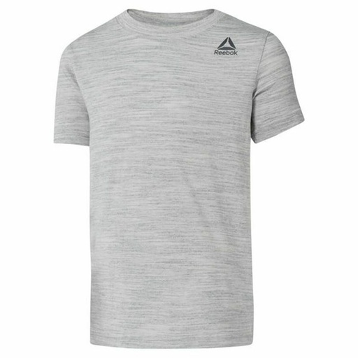 [S6498032] Child's Short Sleeve T-Shirt Reebok Essentials Marble Melange Light grey