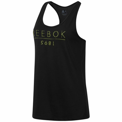 [S6498030] Women's Sleeveless T-shirt Reebok 1895 Race Black