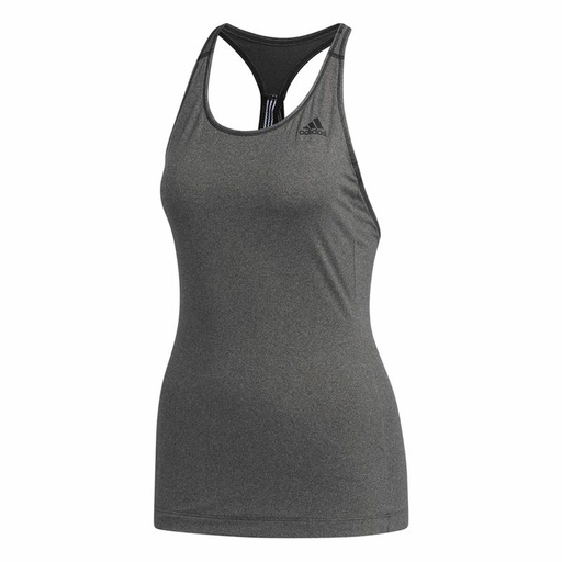 [S6497999] Women's Sleeveless T-shirt Adidas 3 Stripes Tank Dark grey