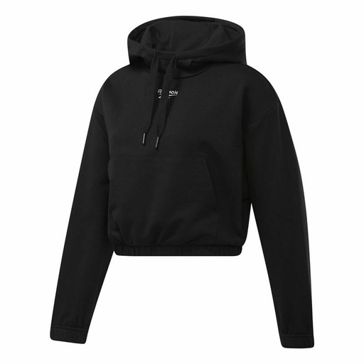 [S6498008] Women’s Hoodie Reebok Sportswear Cropped Black