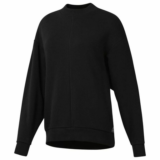 [S6498012] Women’s Sweatshirt without Hood Reebok Supply Crew Black