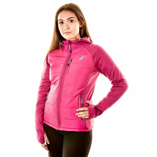 [S6497231] Women's Sports Jacket Joluvi Hybrid Fuchsia