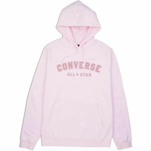 [S6497232] Unisex Hoodie Converse Classic Fit All Star Single Screen Pink