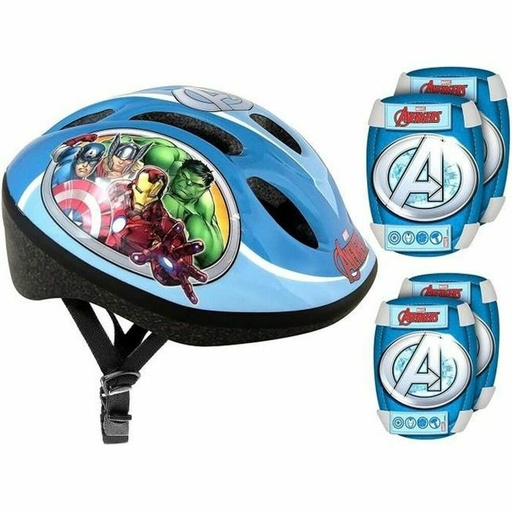 [S7147388] Set of helmets and knee pads Stamp AVENGERS