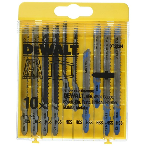 [S7911689] Saw Blade Dewalt DT2294-QZ Metal Wood 10 Pieces