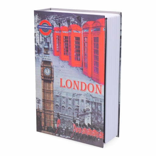 [S7920112] Book-shaped safe Micel CFC08 M13403 Grey Steel London