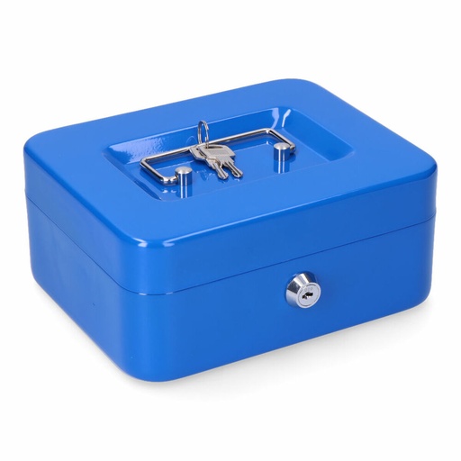 [S7920119] Safe-deposit box Micel CFC09 M13394 Blue Steel 20 x 16 x 9 cm 200 x 160 x 90 mm