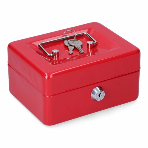 [S7920117] Safe-deposit box Micel CFC09 M13392 Red Steel 15,2 x 11,8 x 8 cm