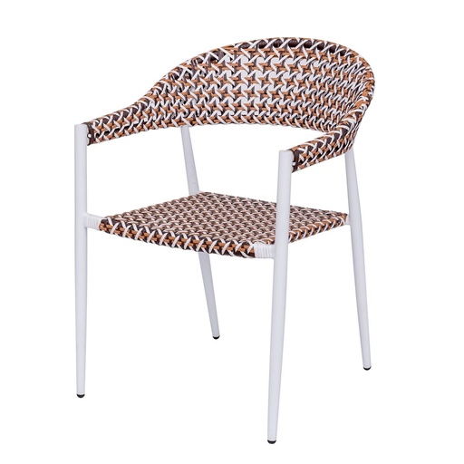 [S8700406] Garden chair Nadia Biscuit Aluminium