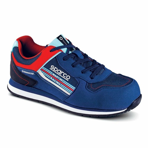 [S3723315] Safety shoes Sparco GYMKHANA Martini Racing Blue 45 S1P
