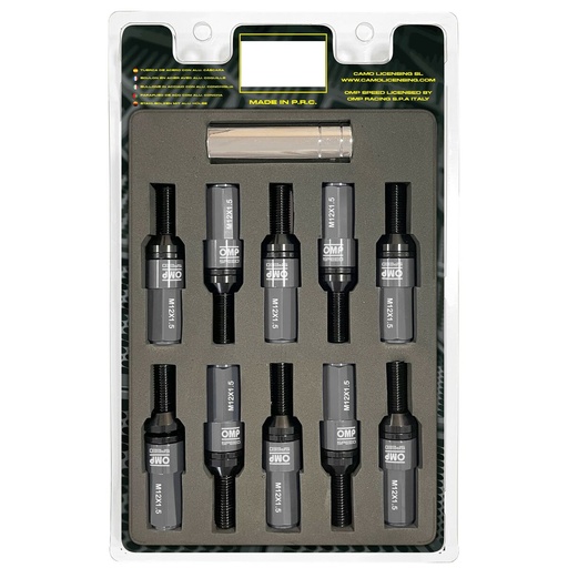 [S37113874] Screw kit OMP OMPS09981202 28 mm Silver M12 x 1,50