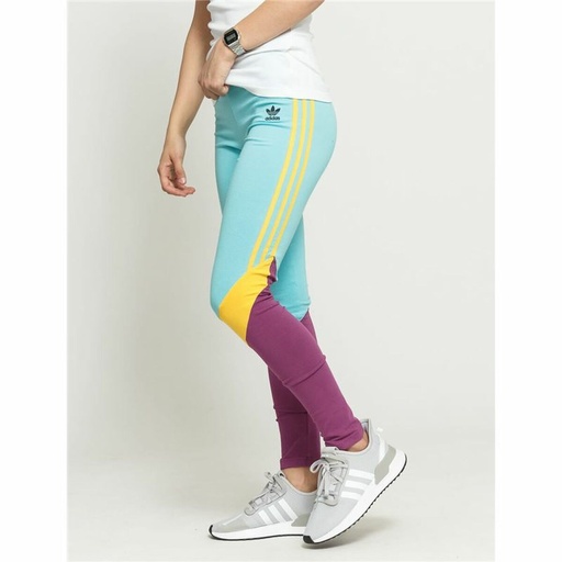 [S6496422] Sport leggings for Women Adidas  High-Waisted Aquamarine