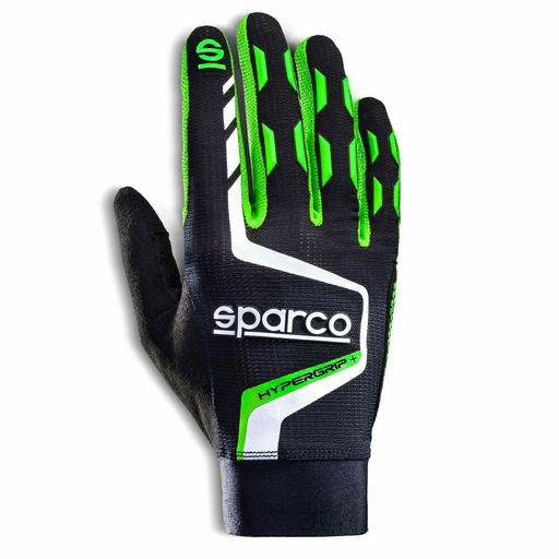 [S3726516] Gloves Sparco HYPERGRIP+ Black/Green 11