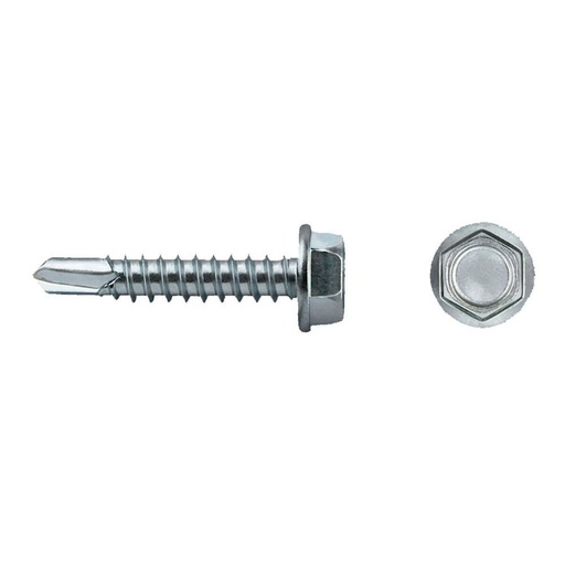[S7909147] Box of screws CELO 7504k 6,3 x 50 mm Hexagonal Galvanised (100 Units)