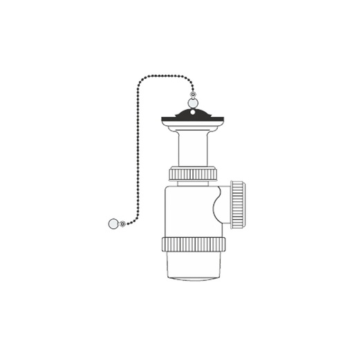[S7914691] Washbasin Siphon Mirtak v70 PVC