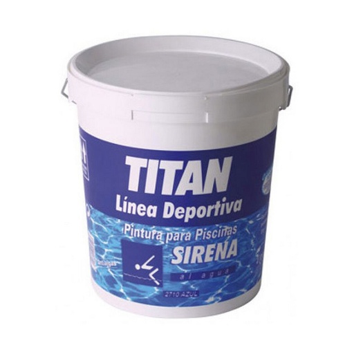 [S7913261] Acrylic paint Titan Sirena 183271004 Blue Pool Matt 4 L