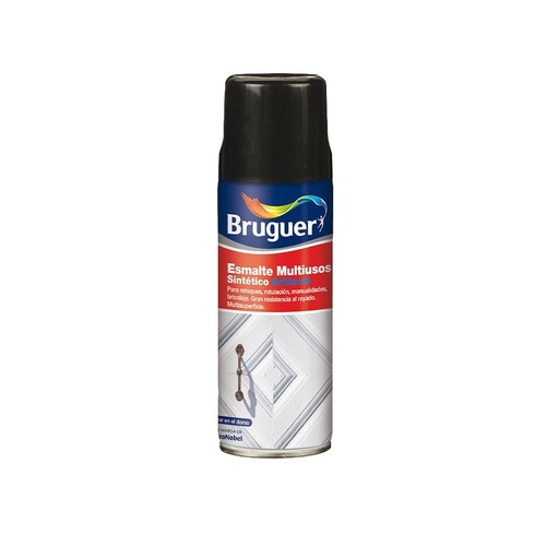 [S7903643] Synthetic enamel paint Bruguer 5197989 Spray Multi-use Black 400 ml