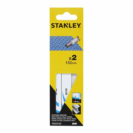 [S7918298] Saw Blade Stanley STA22132-XJ 15,2 cm 2 Units