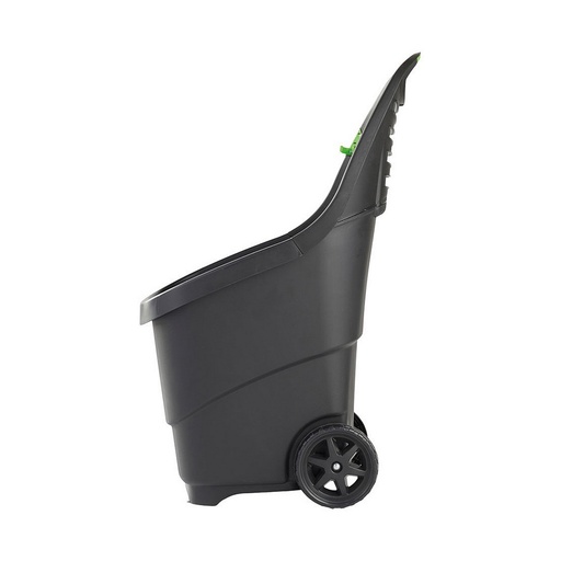 [S7907832] Garden Cart 65 L 87 x 60 x 50 cm Black polypropylene