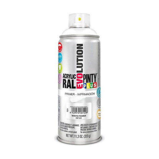 [S7910649] Spray paint Pintyplus Evolution IW101 320 ml Printing Water based White