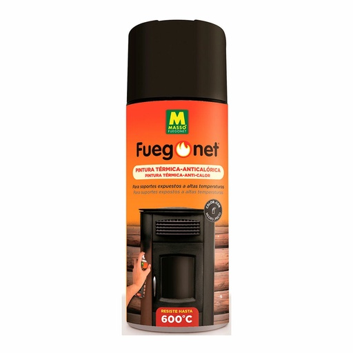 [S7905758] Anticaloric Paint Massó Fuegonet Spray Black 400 ml