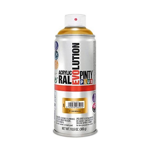 [S7910613] Spray paint Pintyplus Evolution P158 400 ml Brass