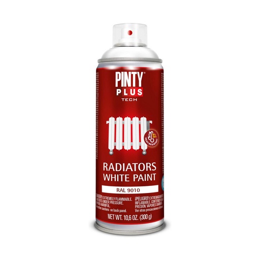 [S7910581] Spray paint Pintyplus Tech RAL 9010 400 ml Radiator White