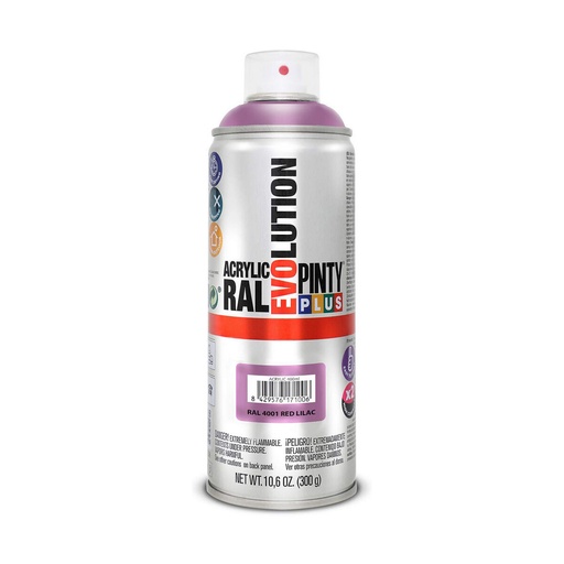 [S7910564] Spray paint Pintyplus Evolution RAL 4001 400 ml Red Lilac