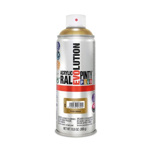 [S7902621] Spray paint Pintyplus Evolution P151 400 ml Gold