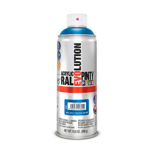 [S7902599] Spray paint Pintyplus Evolution RAL 5017 400 ml Traffic Blue