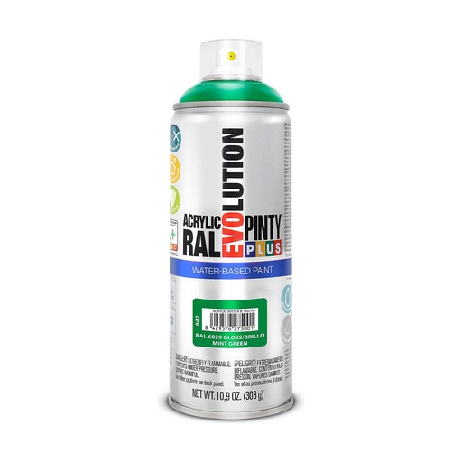 [S7910636] Spray paint Pintyplus Evolution RAL 6029 Water based Mint Green 400 ml