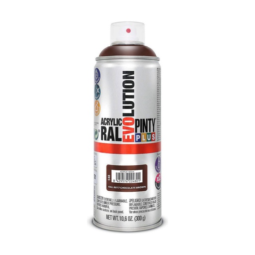 [S7902592] Spray paint Pintyplus Evolution RAL 8017 300 ml Chocolate