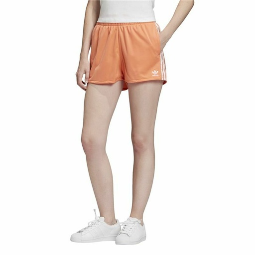 [S6496291] Sports Shorts for Women Adidas  3 Stripes  Orange