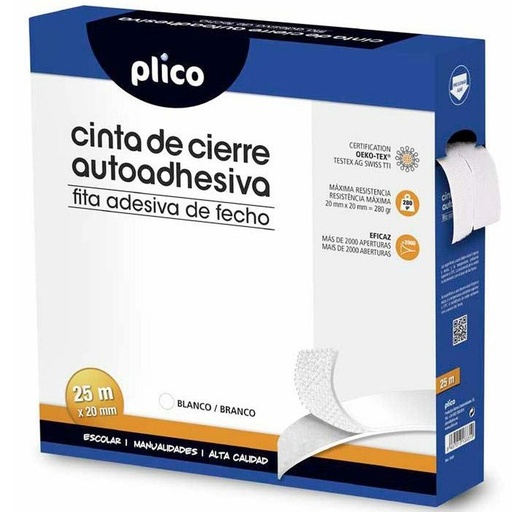 [S8415639] Adhesive Tape PLICO White 20 mm x 25 m