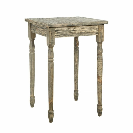 [S8800061] Side table Natural Grey Wood 60 x 60 x 90 cm