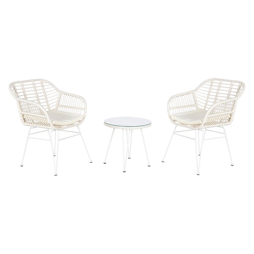 [S3042496] Table set with 2 chairs DKD Home Decor 56 x 57,5 x 82 cm