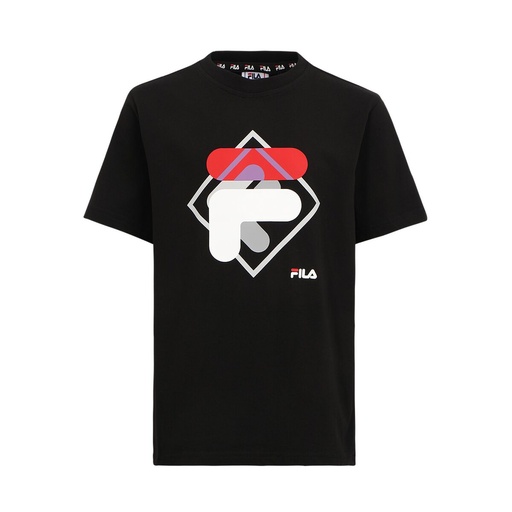 [S2025501] Child's Short Sleeve T-Shirt Fila  FAT0340 80010  Black