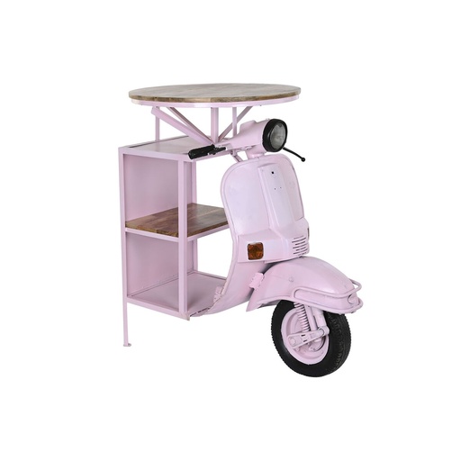 [S3044047] Side table DKD Home Decor Light Pink Iron Mango wood 116 x 72 x 110 cm