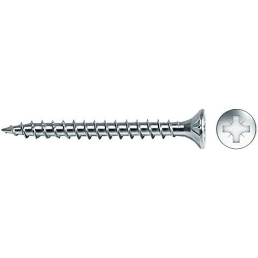 [S7903127] Box of screws CELO VLOX 70 mm Galvanised countersunk (90Units)