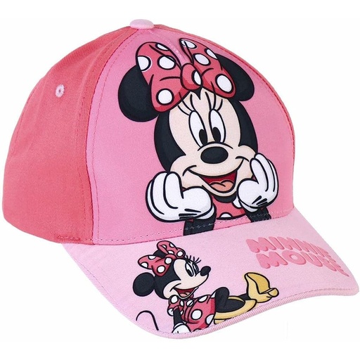 [S0736634] Child Cap Minnie Mouse Pink (53 cm)