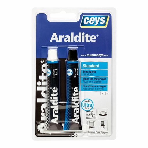[S7908783] Instant Adhesive Ceys Araldite Standard 510107 30 ml 2 Pieces