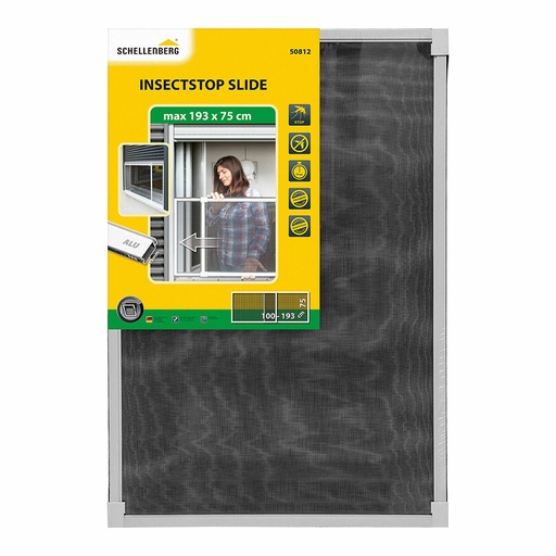 [S7919951] Mosquito net Schellenberg Aluminium White Extendable With frame Fibreglass 75 x 100 cm