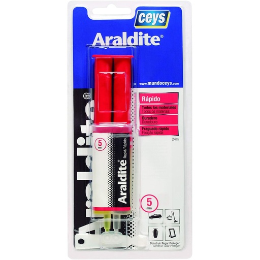 [S7919914] Instant Adhesive Ceys Araldite 510205 Fast 24 ml 2 Pieces