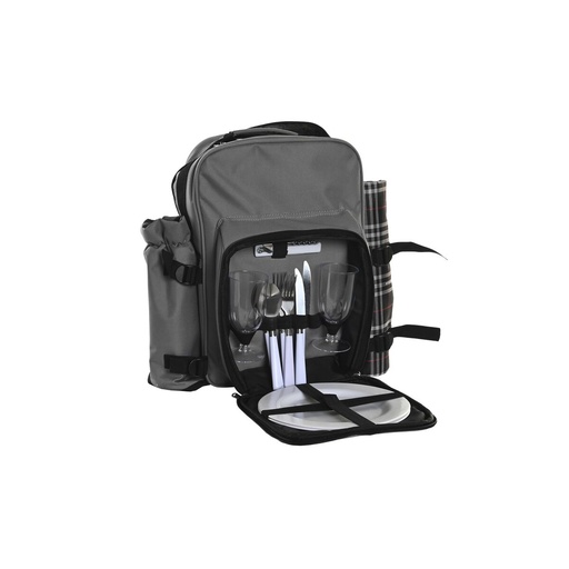 [S3042560] Picnic set DKD Home Decor 28,5 x 20 x 39 cm Dark grey